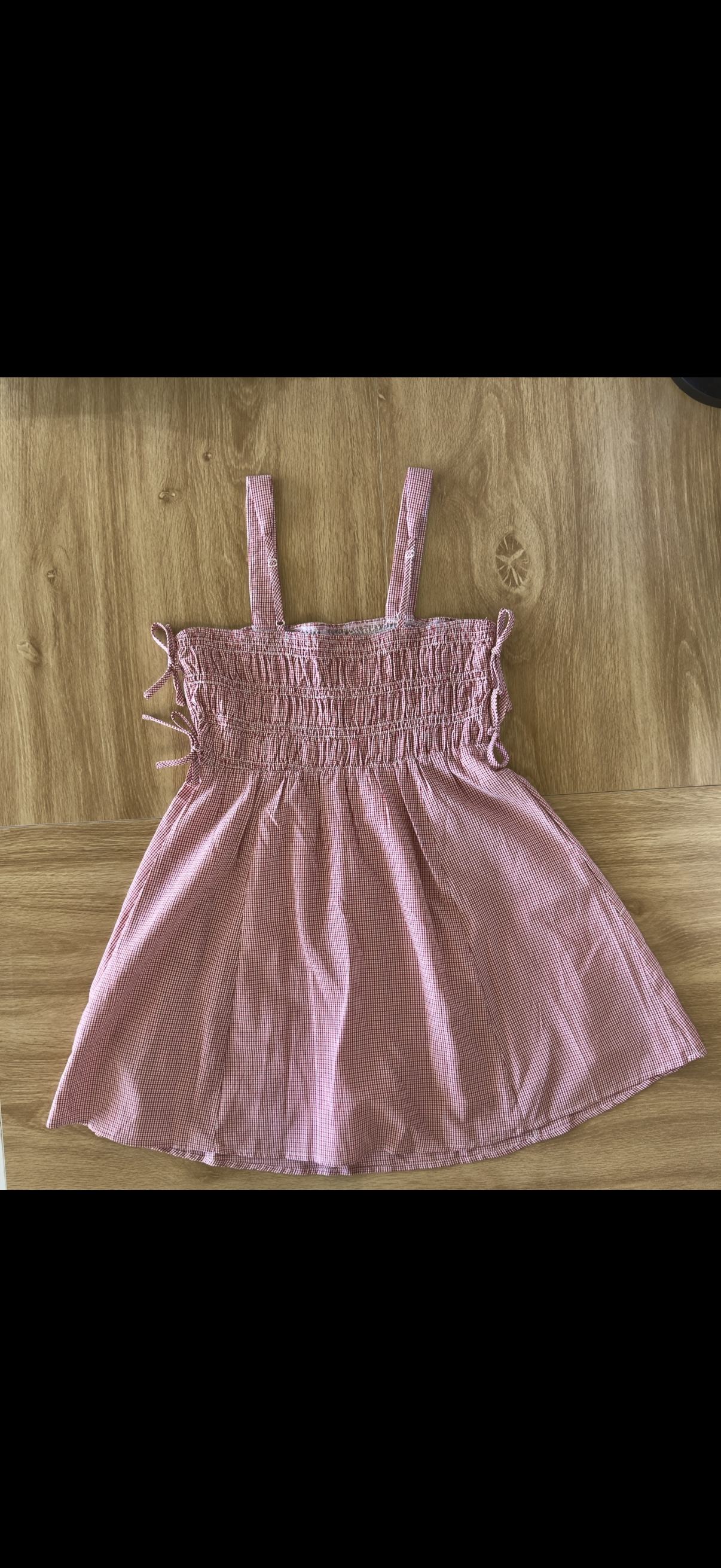 Plaid Smocked Mini Dress