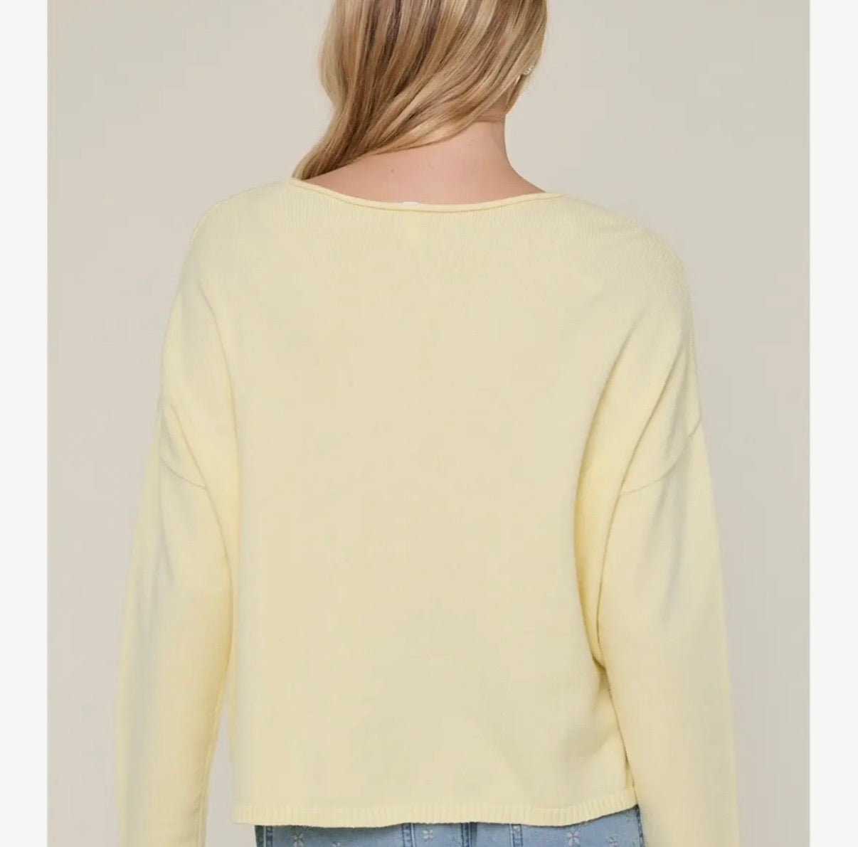 Boat Neck Lightweight Sweater
