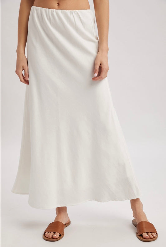 A-Line Midi Skirt