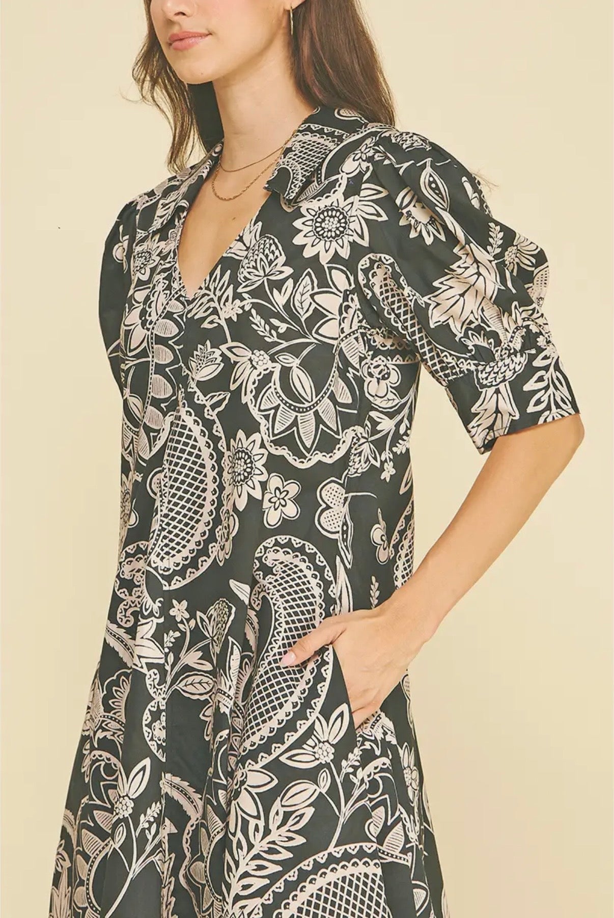 Paisley Midi Dress