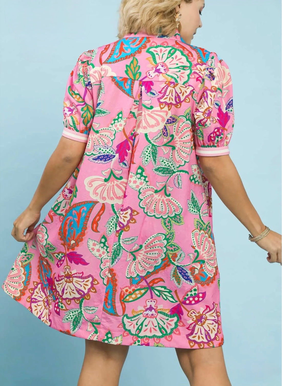 Paisley Tunic Dress Curvy