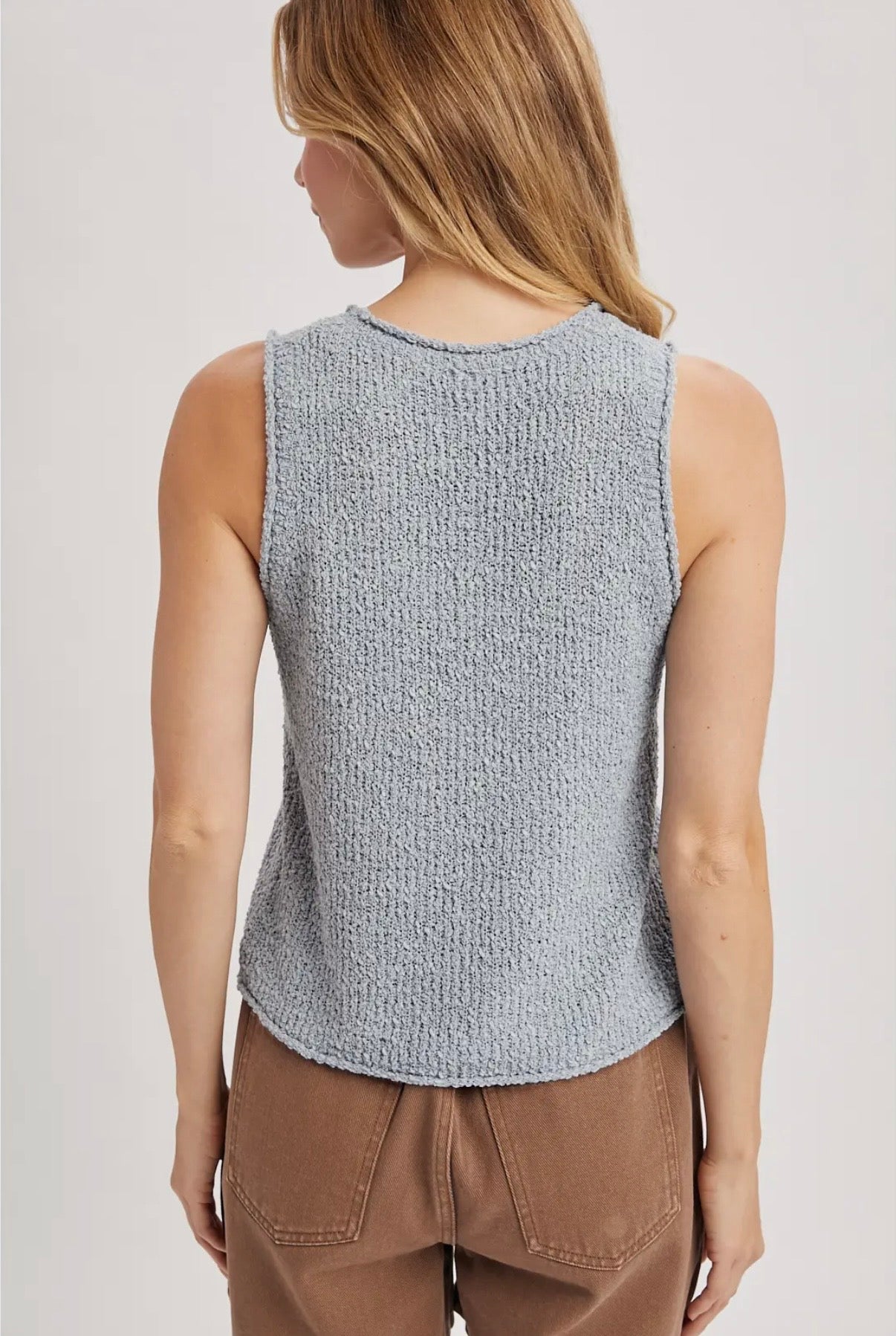 Textured Sweater Tank