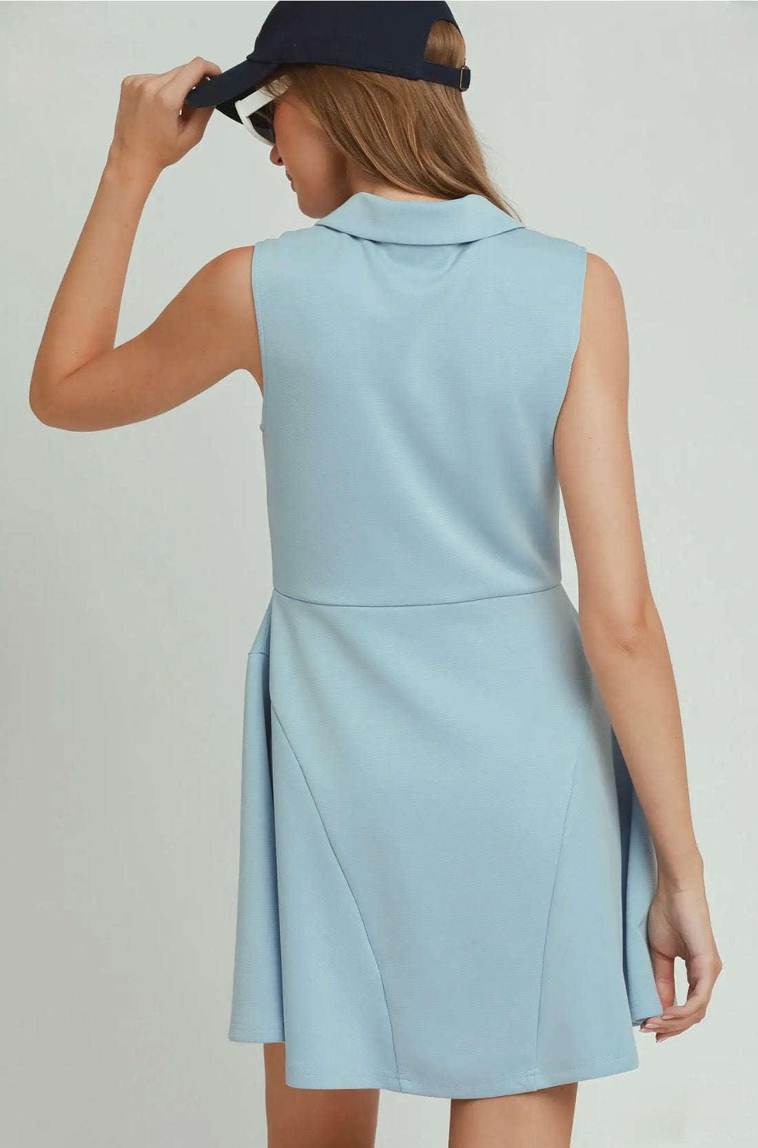Collared Quarter Zip Tennis Dress