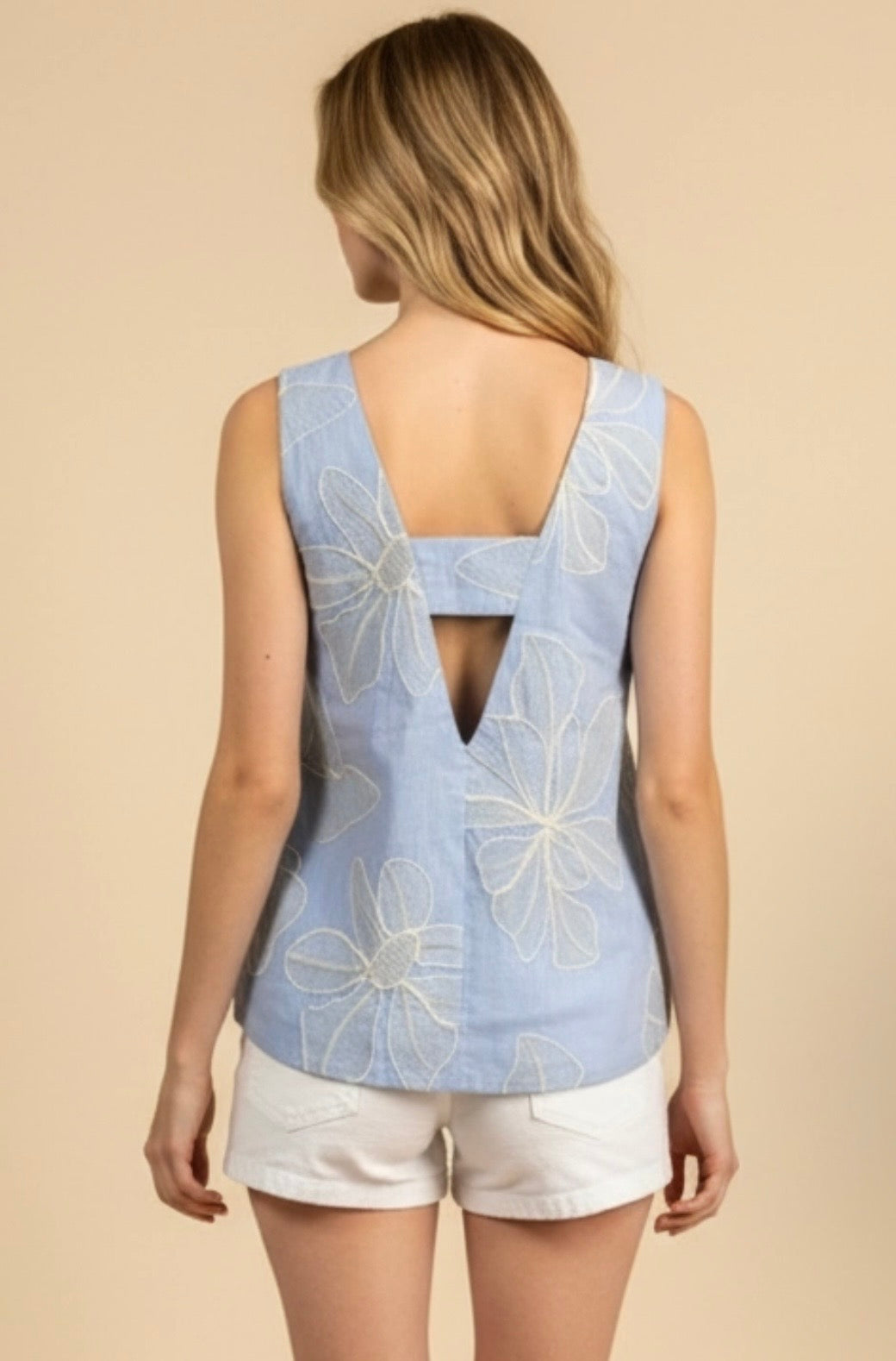 Floral Embroidered Top