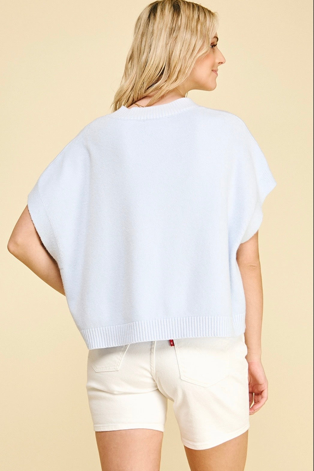 Dropped Shoulder Sweater Top