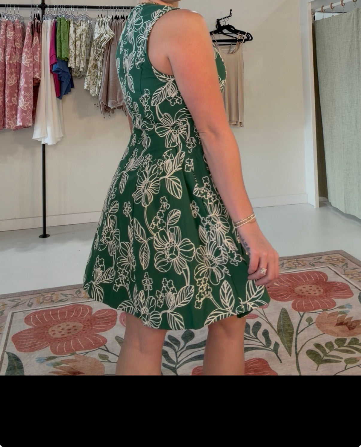 Fit-and-Flare Mini Dress