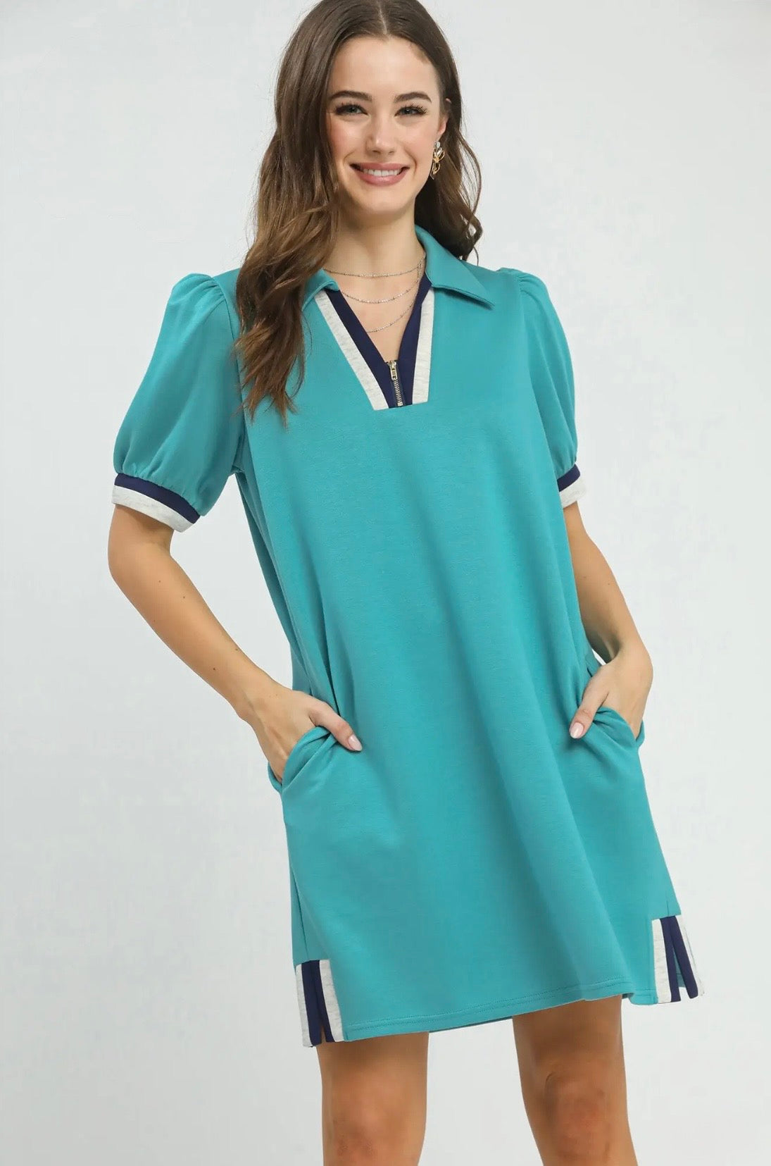 Color Block Shift Dress – Utopia Boutique