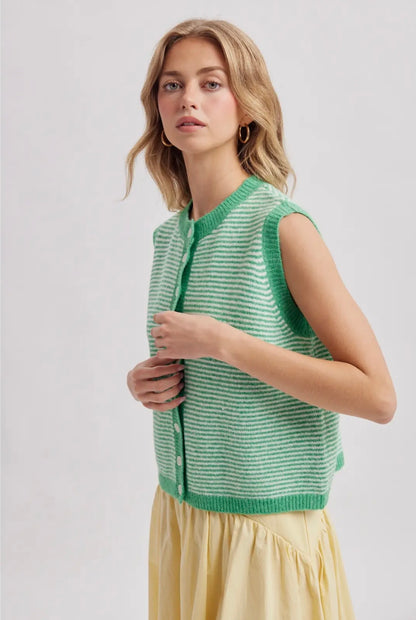 Striped Sweater Vest