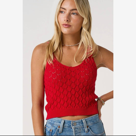 Shell Cropped Tank