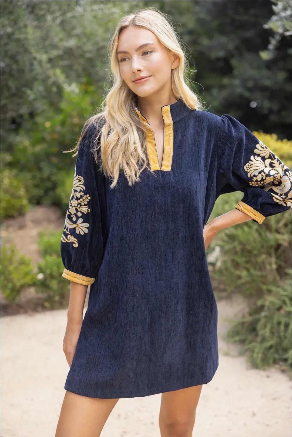 Velvet Shift Dress