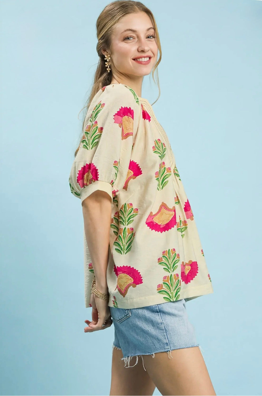 Abstract Print Top