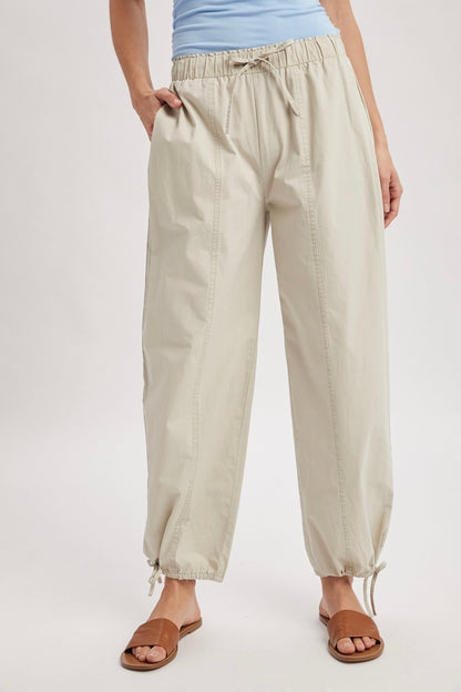 Cotton Parachute Pants