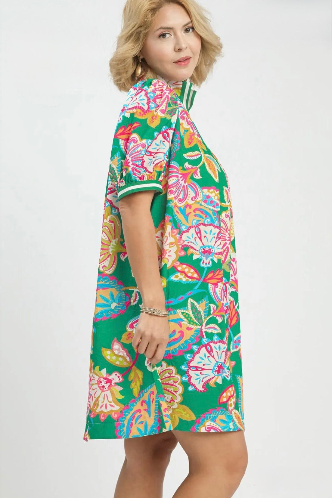 Paisley Tunic Dress Curvy
