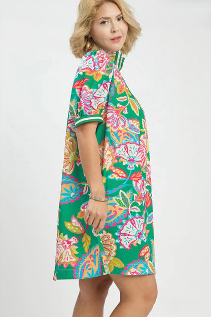 Paisley Tunic Dress Curvy
