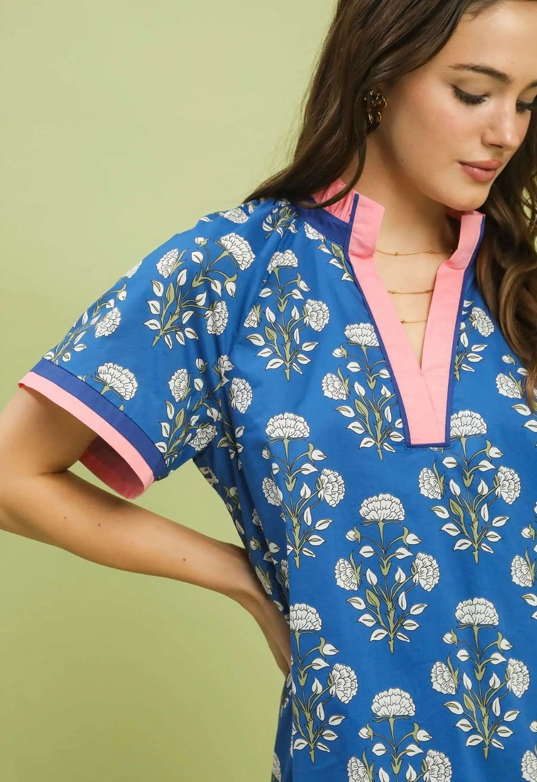 Printed Shift Dress