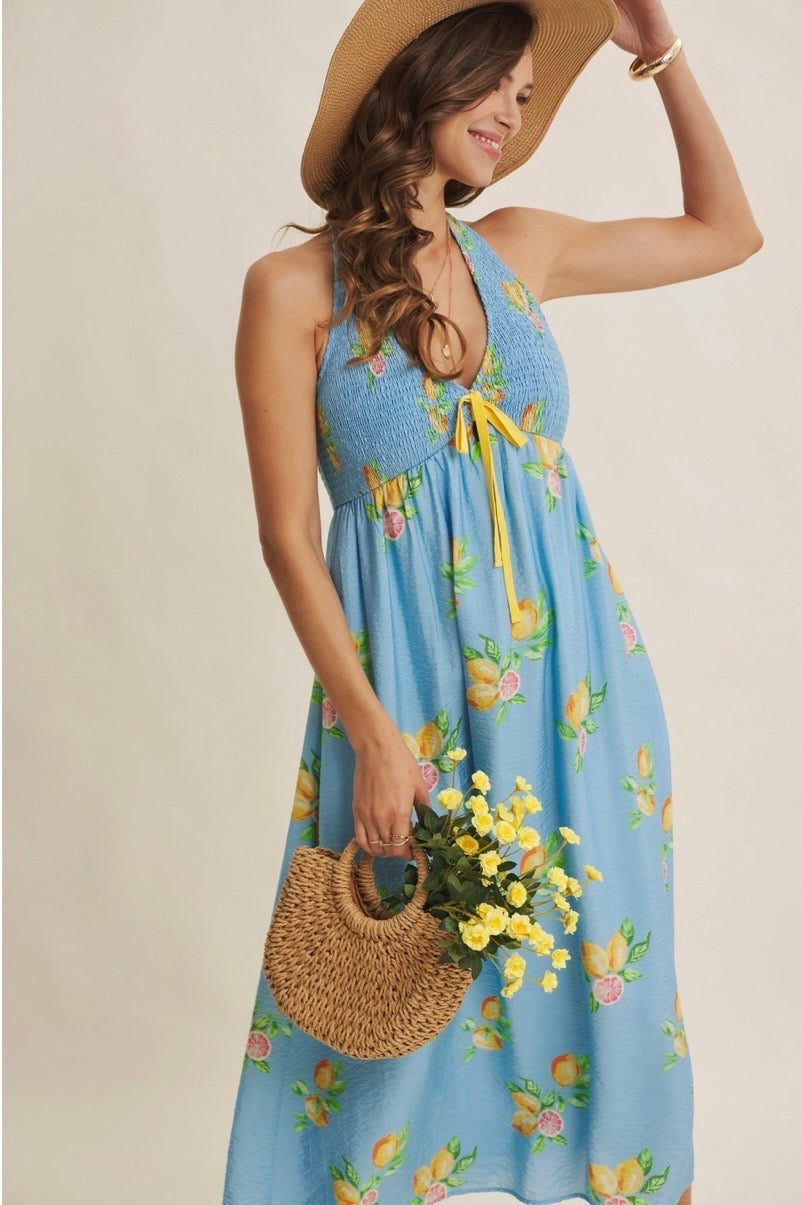 Amalfi Coast Midi Dress