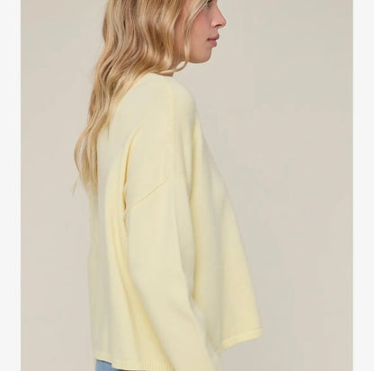 Boat Neck Lightweight Sweater