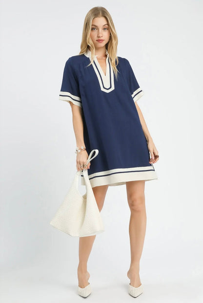 Linen Mini Dress