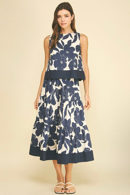 Floral Crop Top (set)