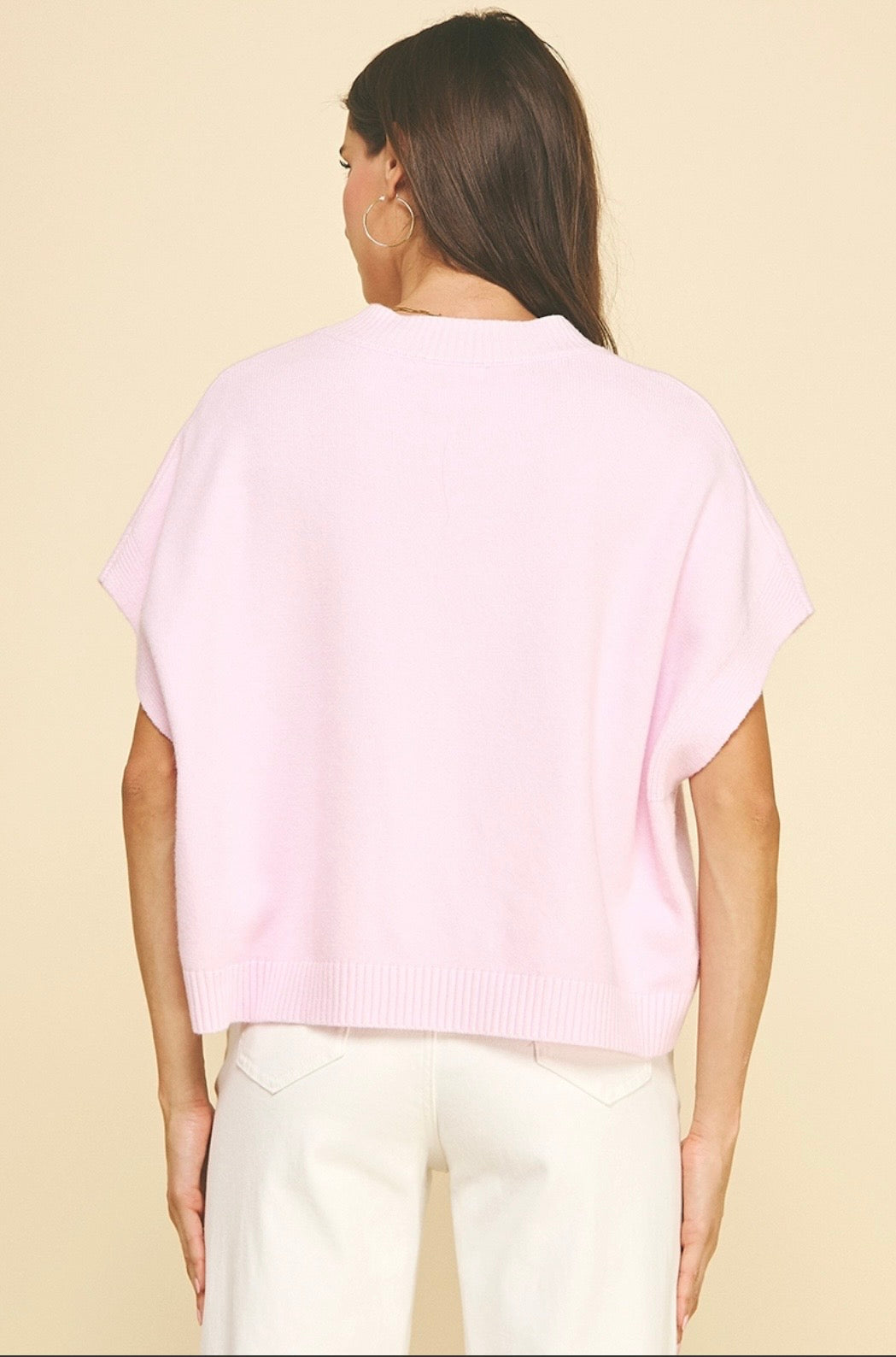 Dropped Shoulder Sweater Top