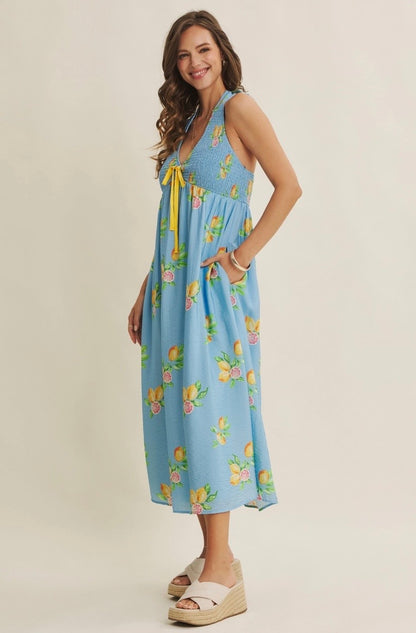 Amalfi Coast Midi Dress