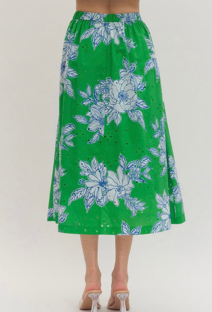 Botanical Midi Skirt (set)