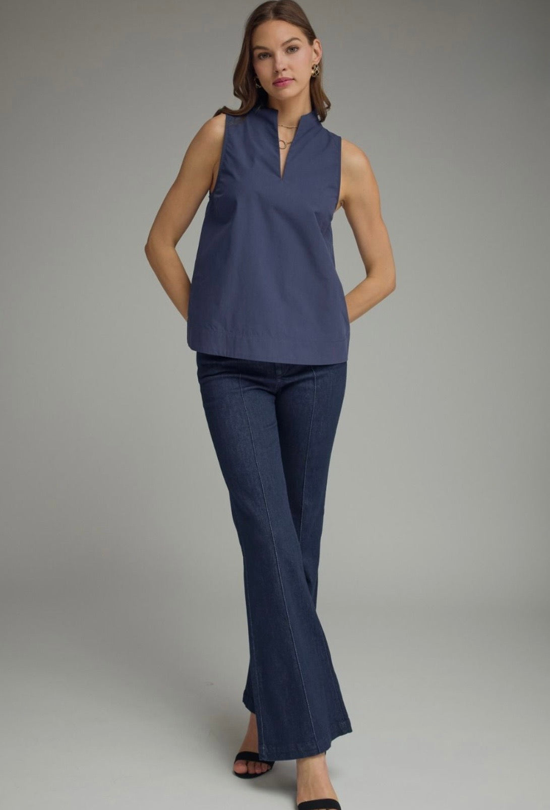 Everly Stand Collar Top