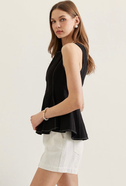 Emma Peplum Top
