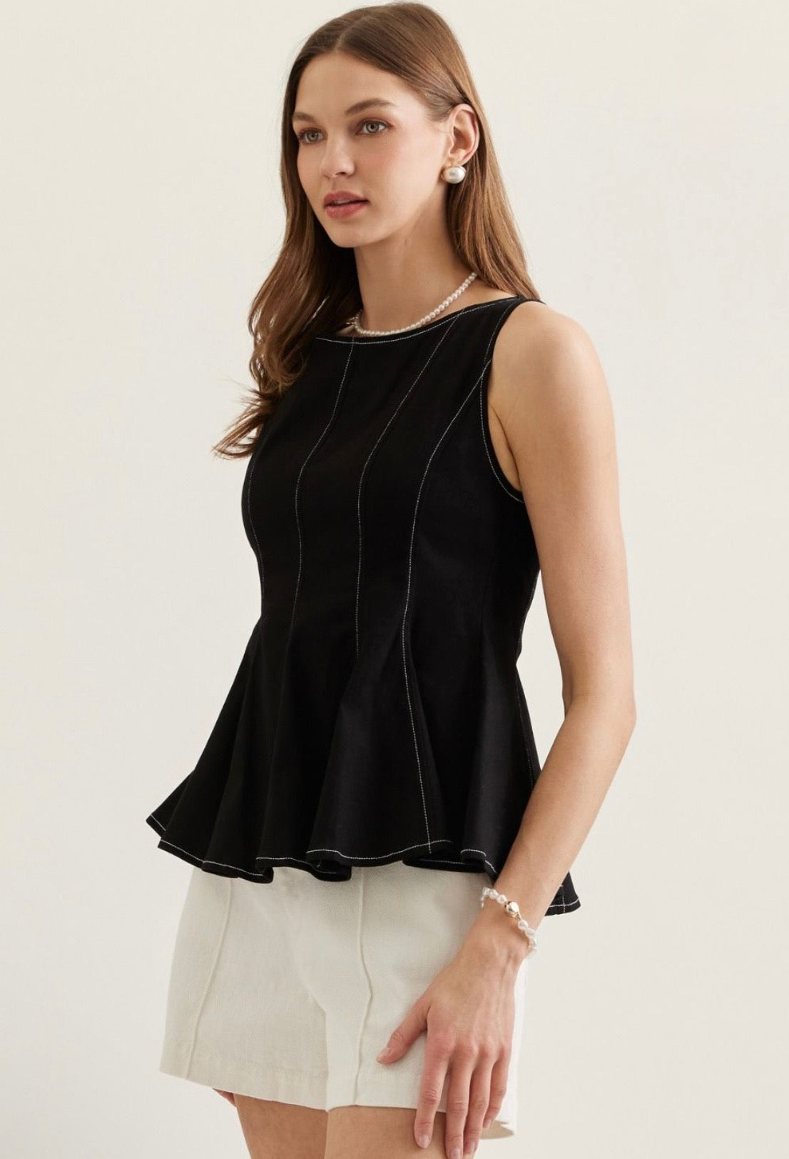 Emma Peplum Top