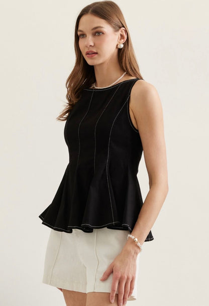 Emma Peplum Top