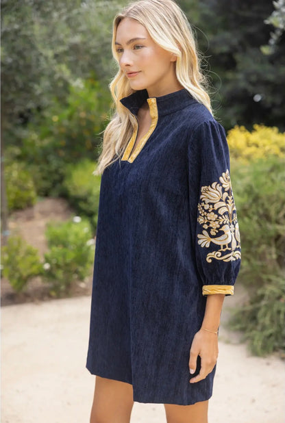Velvet Shift Dress