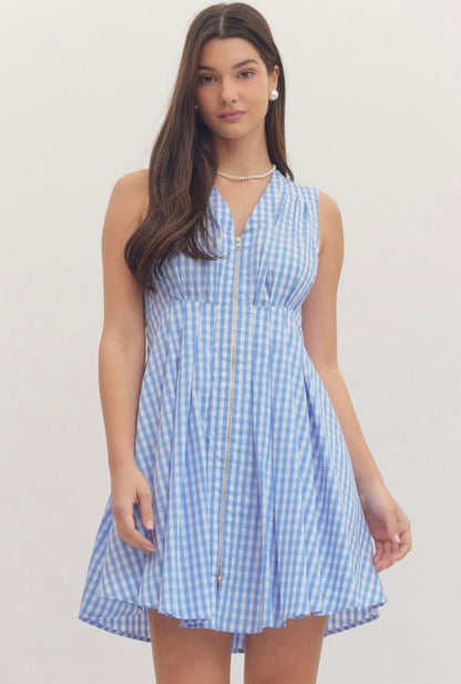 Gingham Mini Dress
