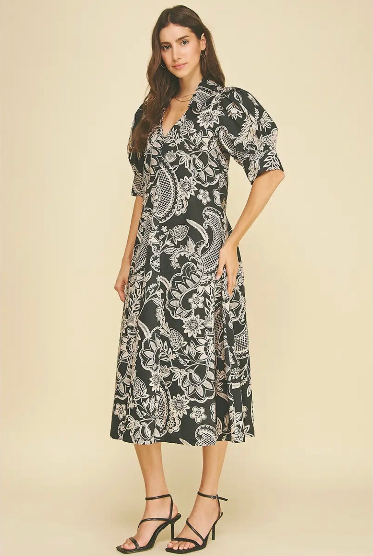 Paisley Midi Dress