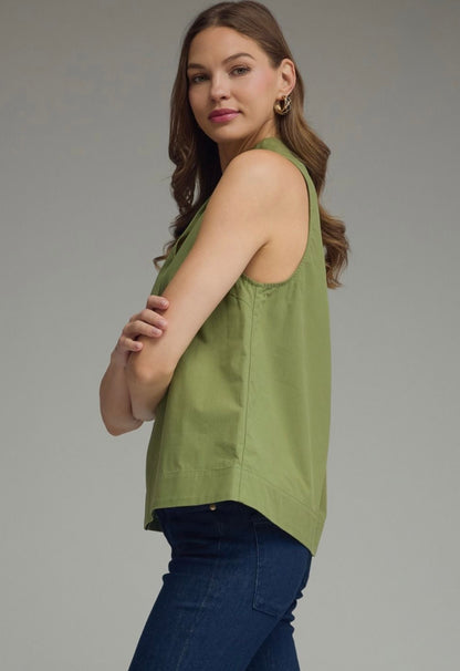 Everly Stand Collar Top
