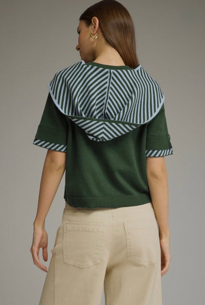 Scarf Knit Sweater