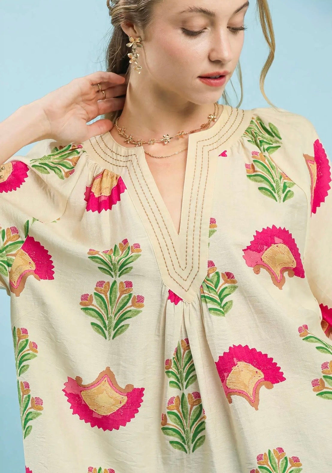 Abstract Print Top