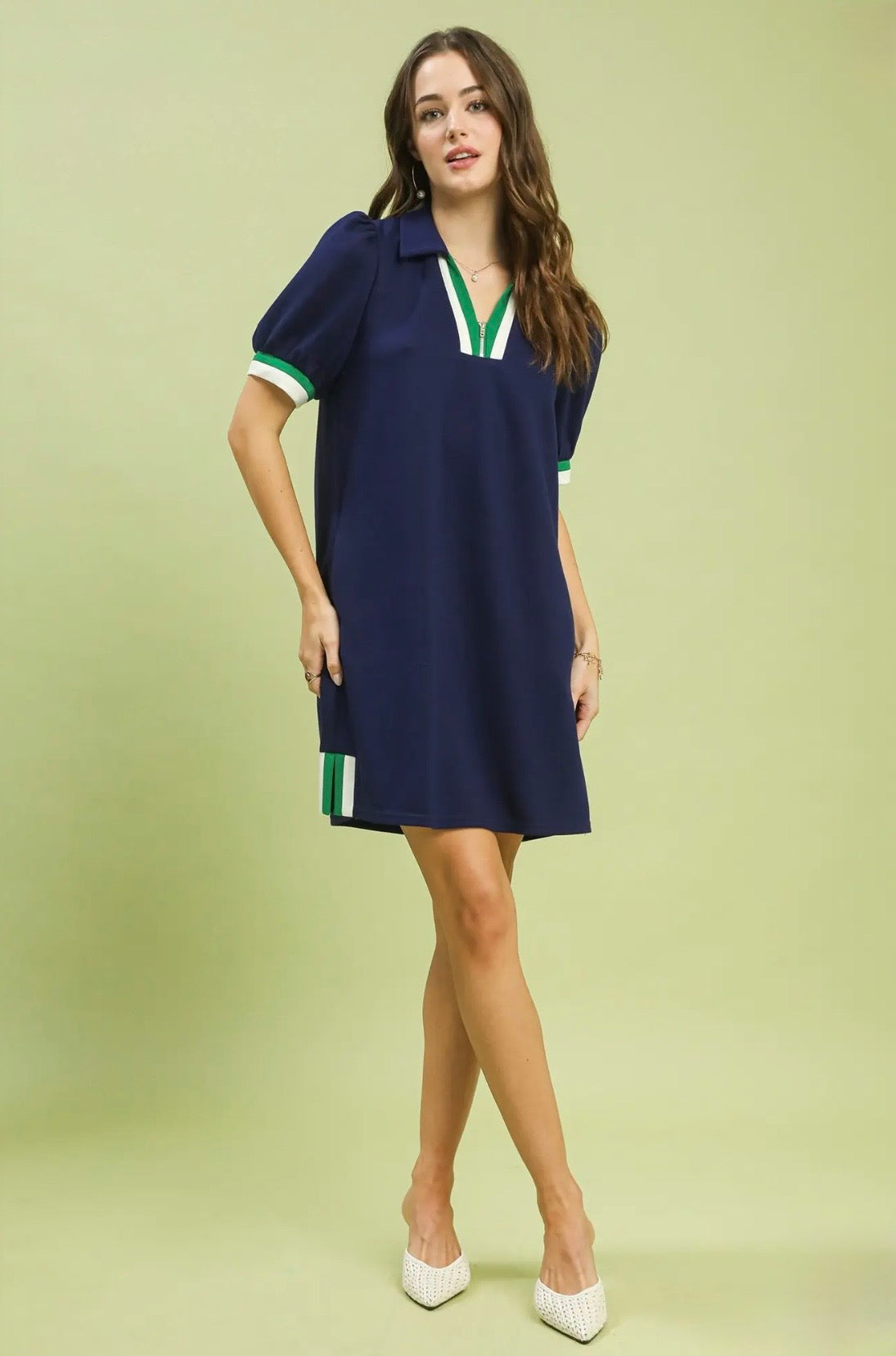 Color Block Shift Dress