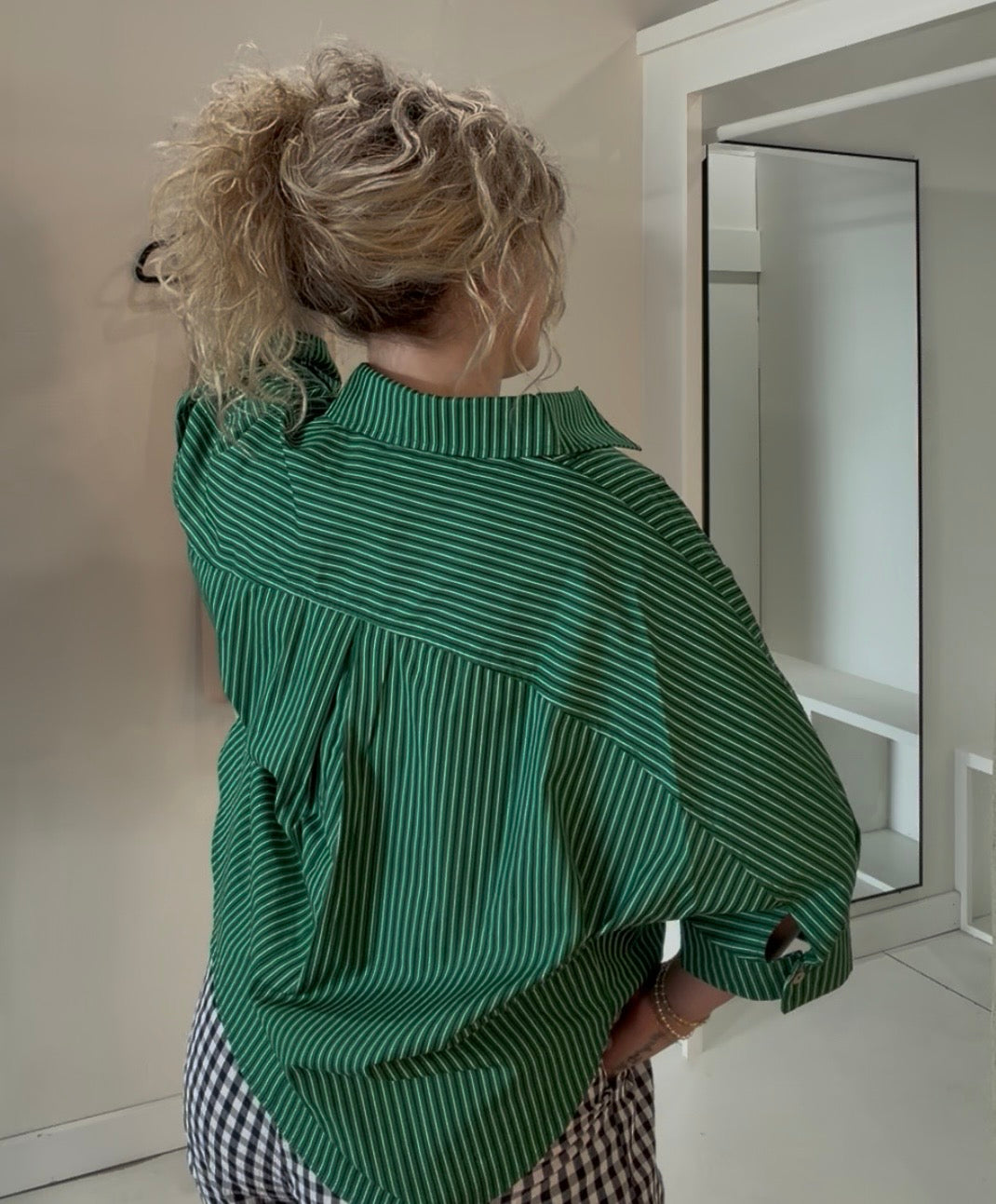 Striped Button Down Top