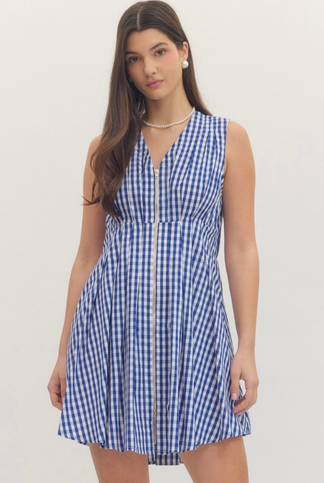 Gingham Mini Dress