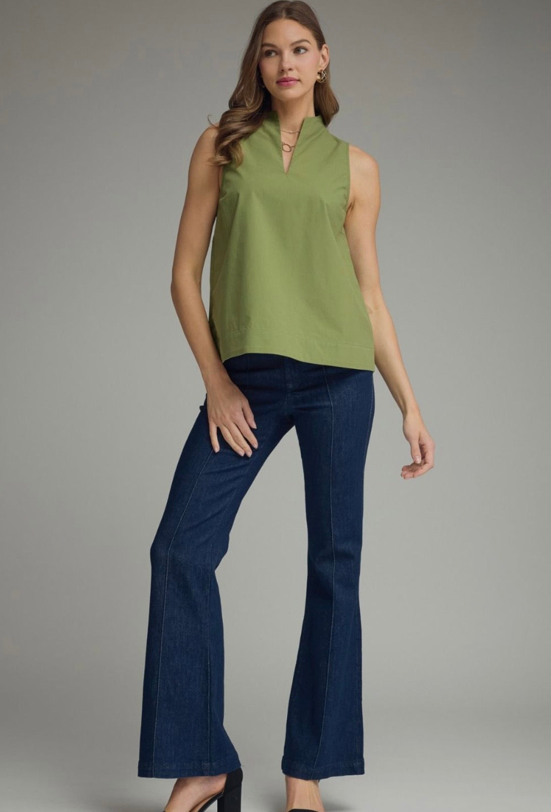 Everly Stand Collar Top