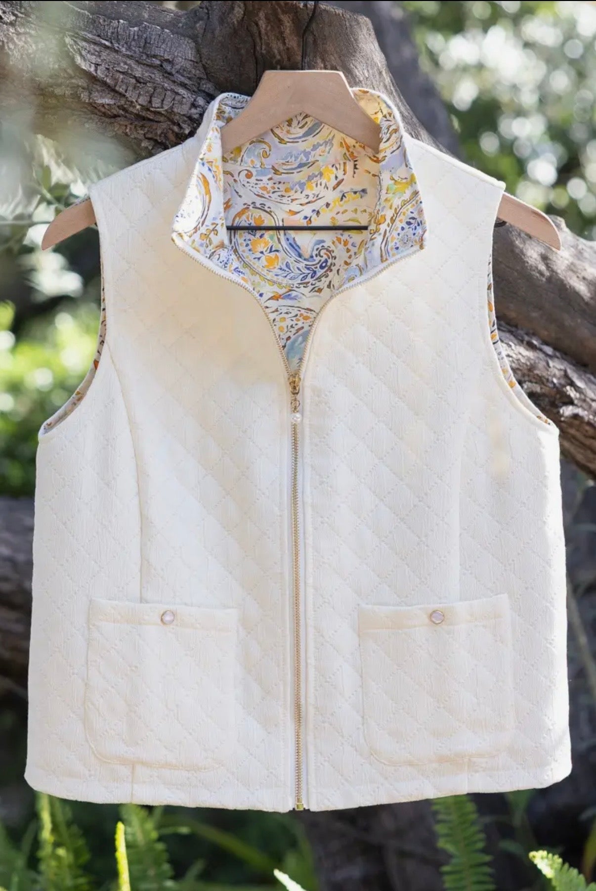 Reversible Quilted Vest