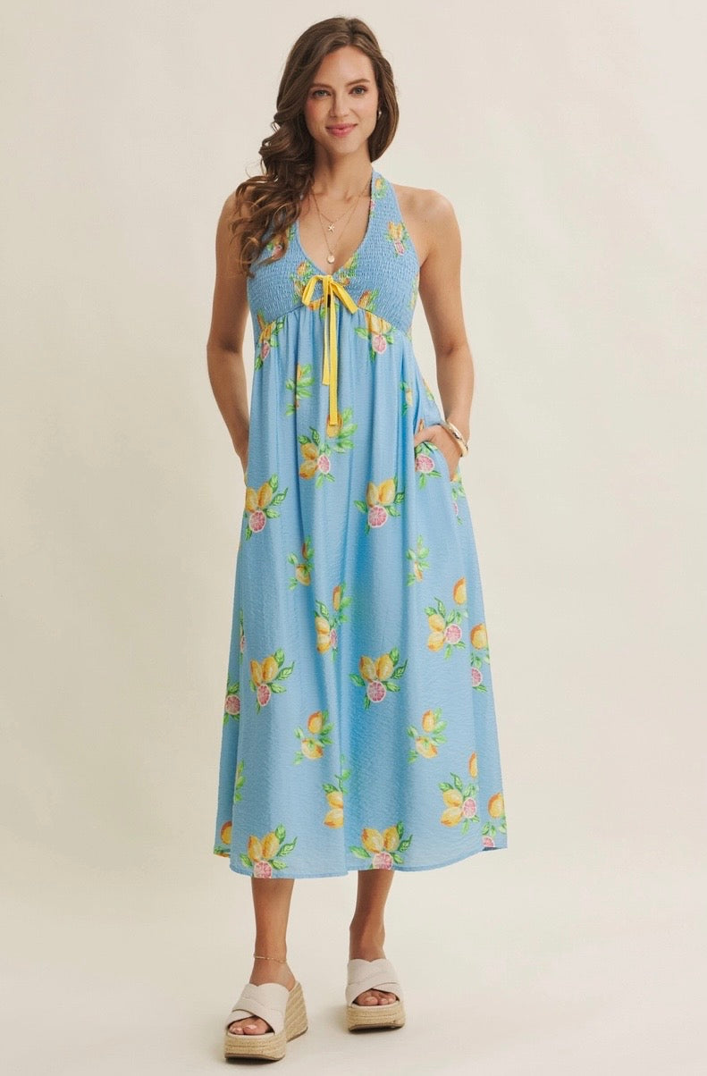 Amalfi Coast Midi Dress