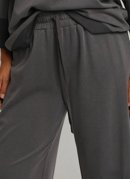 Colorblock Straight Pants Curvy