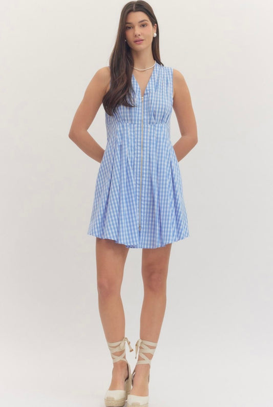 Gingham Mini Dress