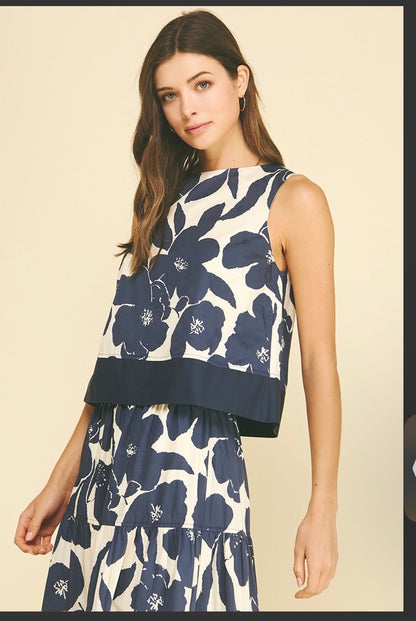Floral Crop Top (set)