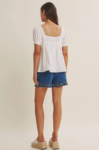 Sunday Pleated Blouse