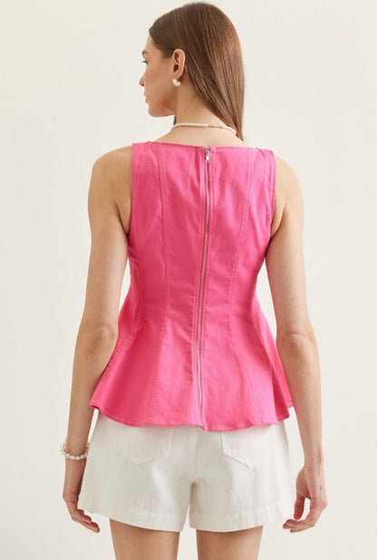 Emma Peplum Top