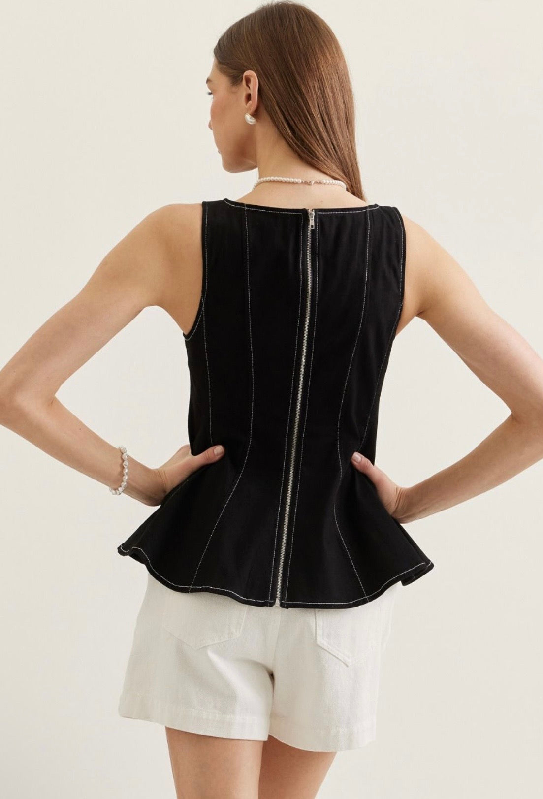 Emma Peplum Top