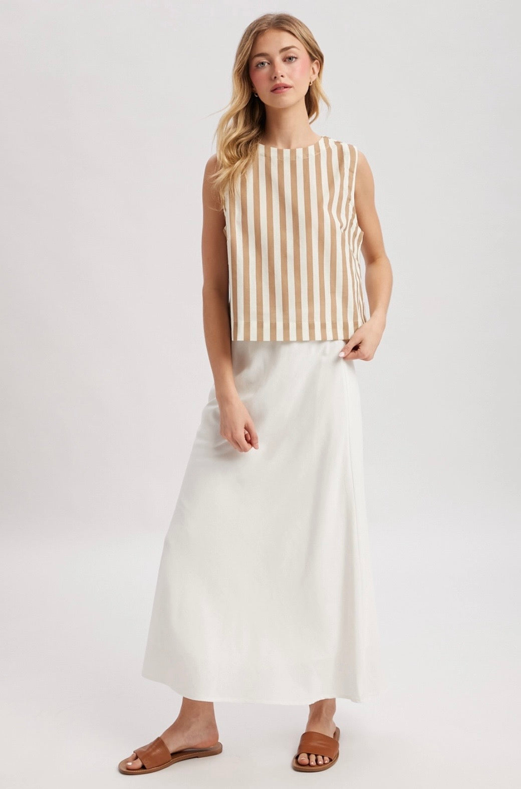 A-Line Midi Skirt