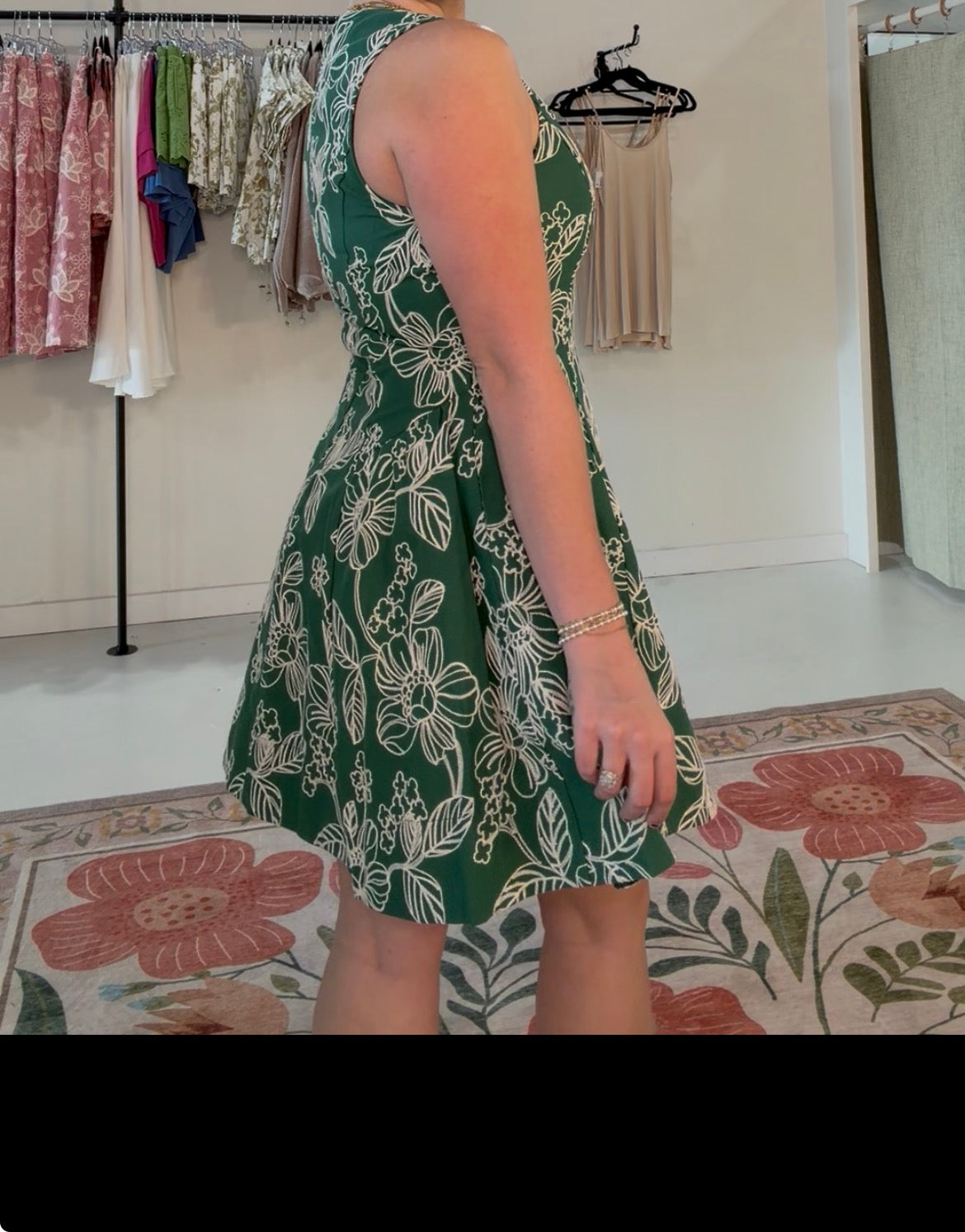 Fit-and-Flare Mini Dress